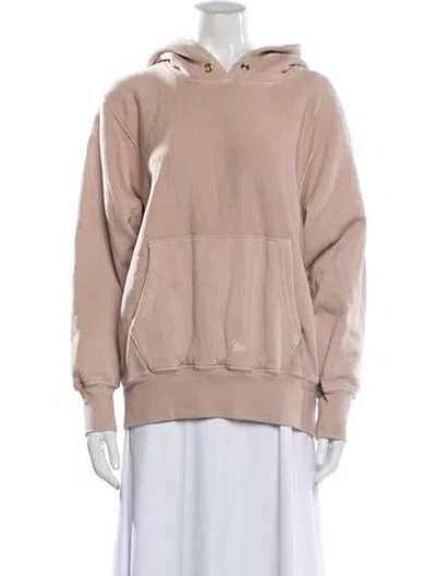Pre-owned Les Tien Crew Neck Long Sleeve Hoodie In Pink