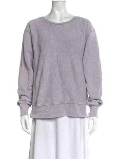 Pre-owned Les Tien Crew Neck Long Sleeve Sweatshirt In Multi