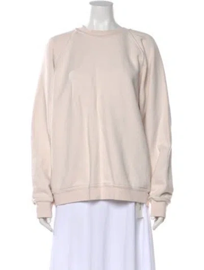 Pre-owned Les Tien Crew Neck Long Sleeve Sweatshirt In Neutral