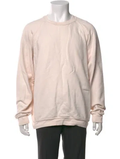Pre-owned Les Tien Crew Neck Long Sleeve Sweatshirt In Neutrals