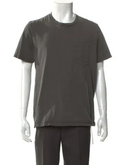 Pre-owned Les Tien Crew Neck Short Sleeve T-shirt In Gray