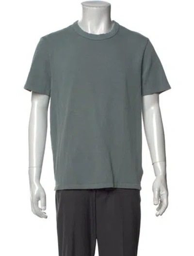Pre-owned Les Tien Crew Neck Short Sleeve T-shirt In Green