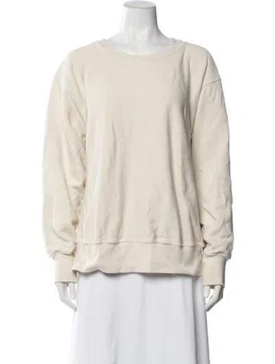 Pre-owned Les Tien Crew Neck Sweater In Blue