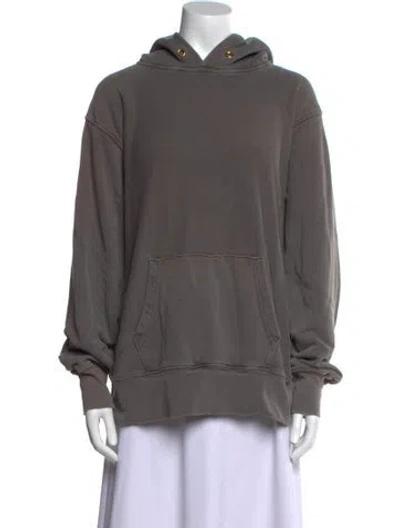 Pre-owned Les Tien Crew Neck Sweater In Gray