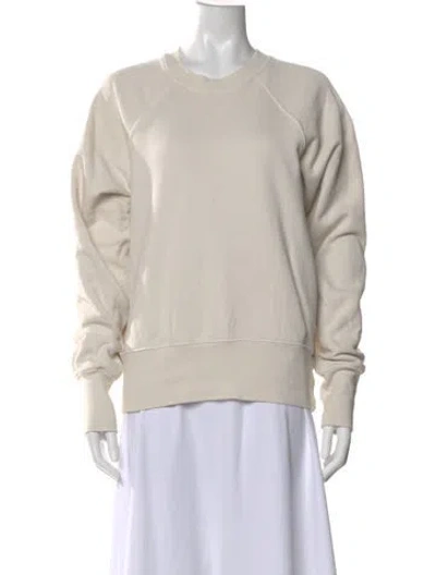 Pre-owned Les Tien Crew Neck Sweater In Neutral