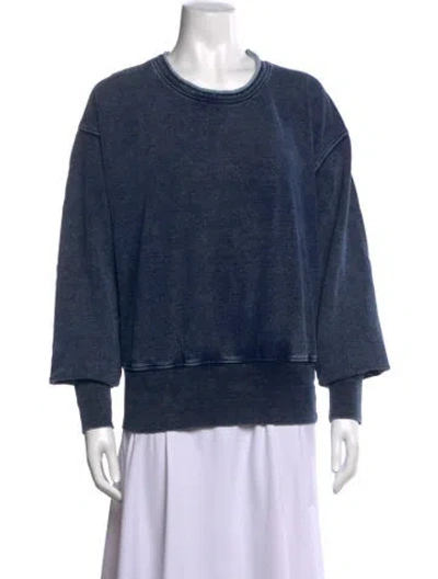 Pre-owned Les Tien Crew Neck Sweater W/ Tags In Blue
