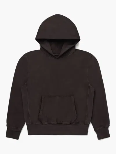 Les Tien Cropped Hoodie In Brown