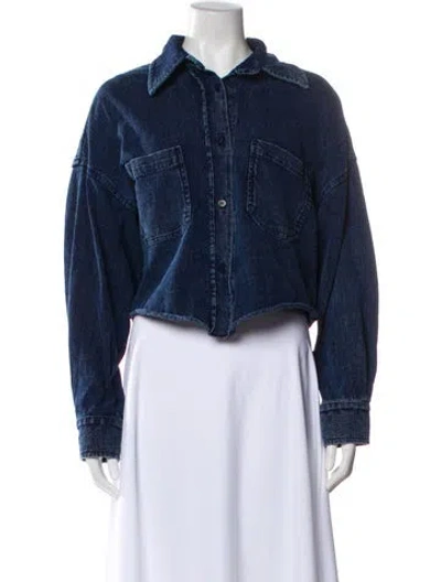 Pre-owned Les Tien Denim Jacket In Blue