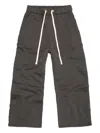 Les Tien Drawstring Pocket Trousers In Gray