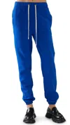 Les Tien Dylan Classic Structured Sweatpants In Electrico In Multi