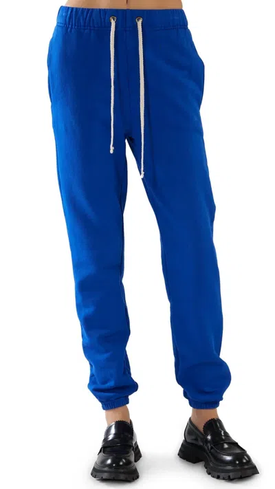 Les Tien Dylan Classic Structured Sweatpants In Electrico In Multi