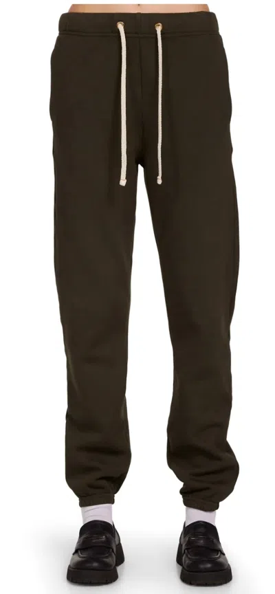 Les Tien Dylan Classic Sweatpant In Forest In Green