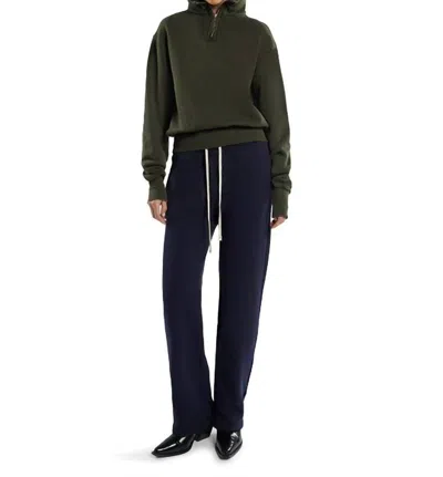 Les Tien Dylano Classic Pants In Navy In Blue