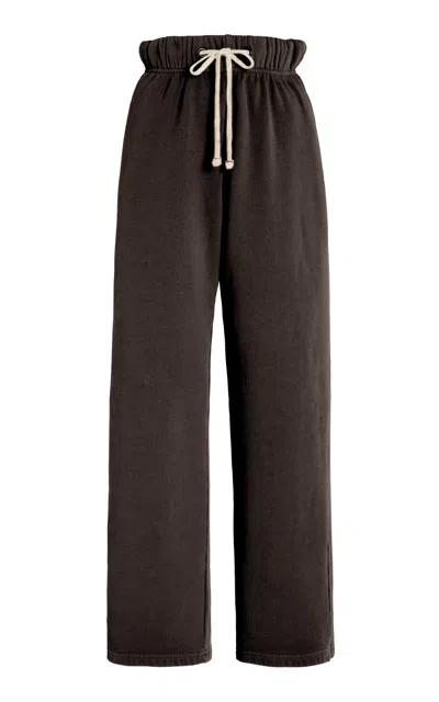 Les Tien Eazy Classic Cotton Sweatpants In Grey