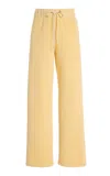 Les Tien Eazy Classic Cotton Sweatpants In Yellow