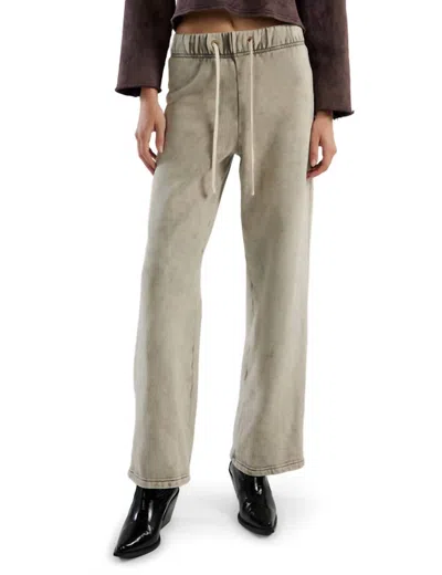 Les Tien Eazy Classic Pant In Dove In Gray