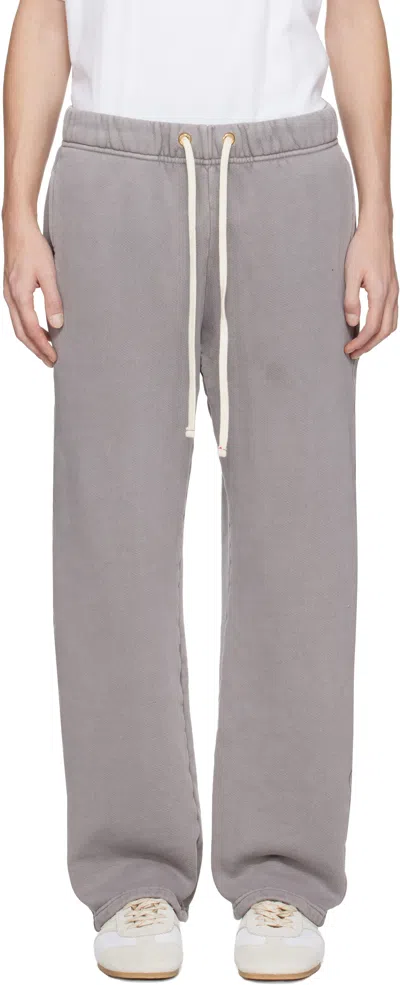 Les Tien Gray Heavyweight Classic Sweatpants