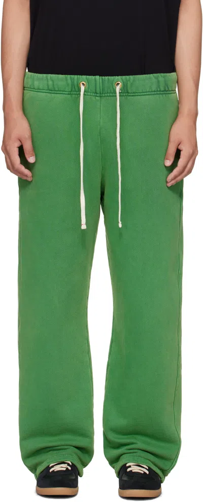 Les Tien Green Heavyweight Classic Sweatpants