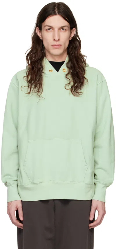 Les Tien Cotton Hoodie In Mint Chip