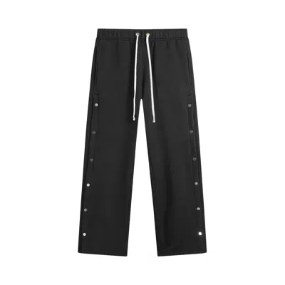 Pre-owned Les Tien Heavyweight Classic Snap Pants 'black' | Men's Size M
