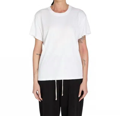 LES TIEN ISLA INSIDE OUT TEE IN WHITE