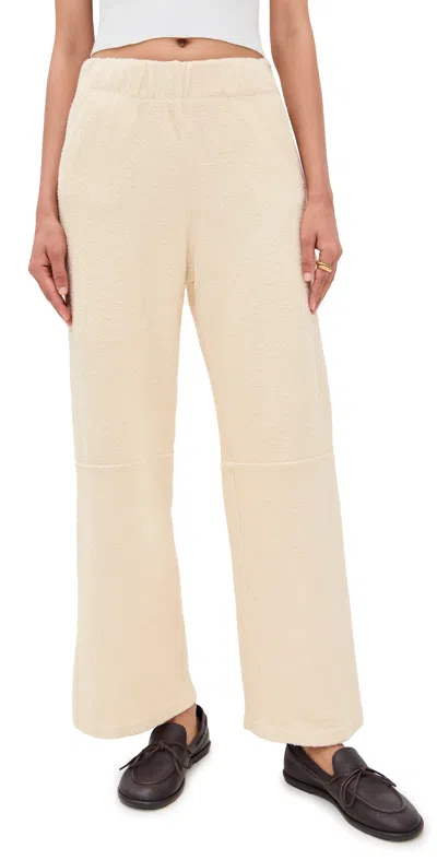 Les Tien Jax Relaxed Carpenter Pants Ivory In Neutral