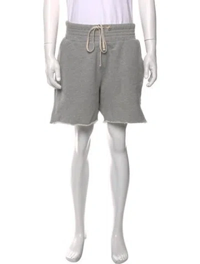 Pre-owned Les Tien Jogger Shorts In Gray