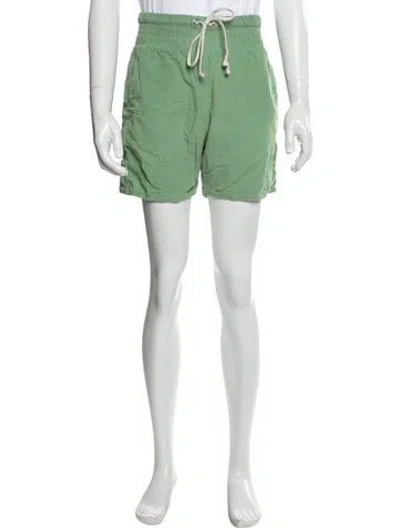 Pre-owned Les Tien Jogger Shorts In Green