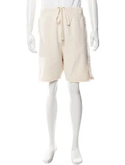 Pre-owned Les Tien Jogger Shorts In Neutral