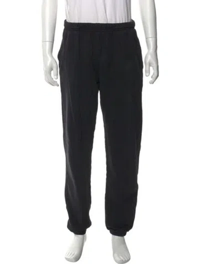 Pre-owned Les Tien Joggers In Black