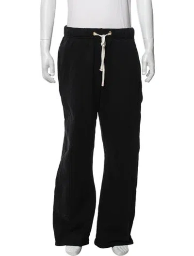 Pre-owned Les Tien Joggers In Black