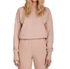 Les Tien Linda Classic Raglan Sweater In Mauve In Multi