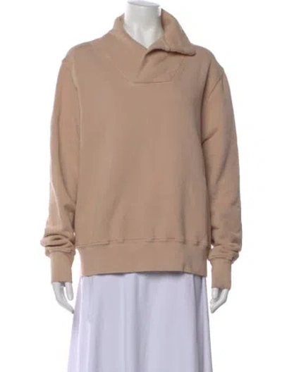 Pre-owned Les Tien Long Sleeve Sweatshirt In Neutral