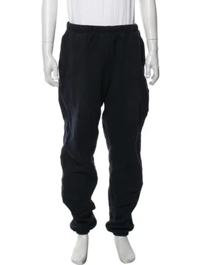 Pre-owned Les Tien Lounge Bottoms In Black