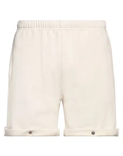 Les Tien Man Shorts & Bermuda Shorts Ivory Size S Cotton In White