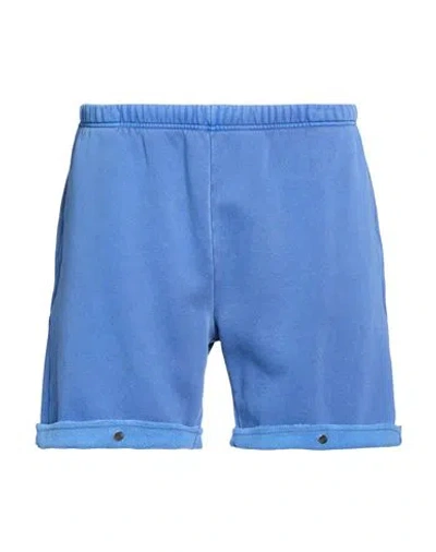 Les Tien Man Shorts & Bermuda Shorts Light Blue Size Xl Cotton