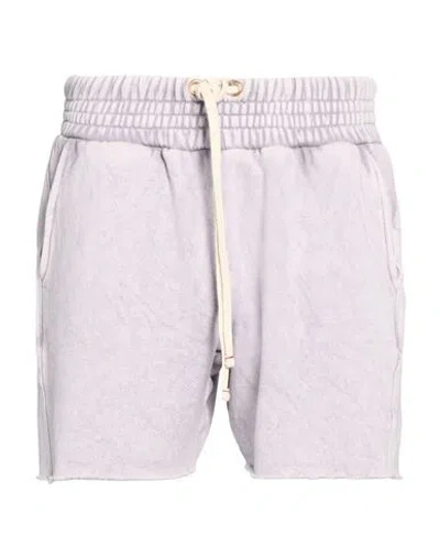 Les Tien Man Shorts & Bermuda Shorts Lilac Size Xs Cotton In Purple