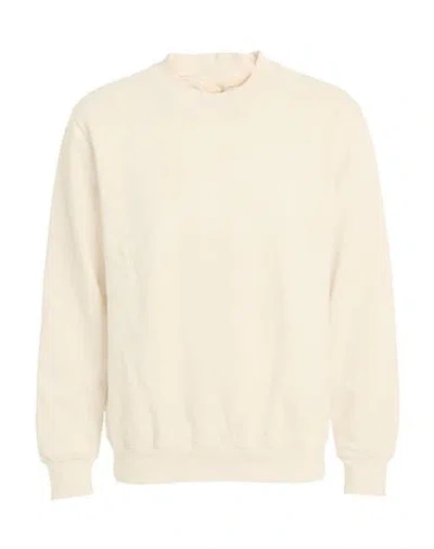 Les Tien Man Sweatshirt Ivory Size S Supima, Micro Modal, Elastane In Gold