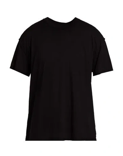 Les Tien Man T-shirt Black Size S Cotton