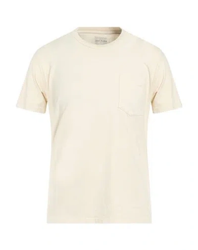 Les Tien Man T-shirt Ivory Size Xs Cotton In Neutral
