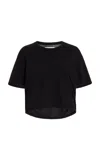 LES TIEN MAY CROPPED COTTON T-SHIRT