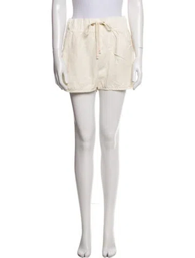 Pre-owned Les Tien Mini Shorts W/ Tags In Neutral
