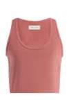 Les Tien Talya Crop Tank In Flamingo In Pink