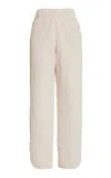 Les Tien Olympia Scallop Pants Ivory In Ivory