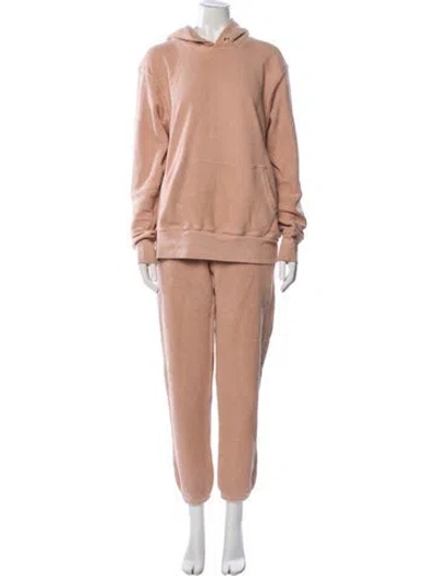Pre-owned Les Tien Pant Set In Neutral
