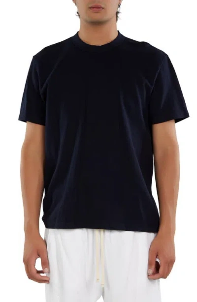 Les Tien Pique Binded Neck Tee In Multi