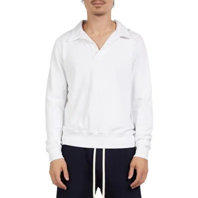 Les Tien Pique Tennis Polo In White