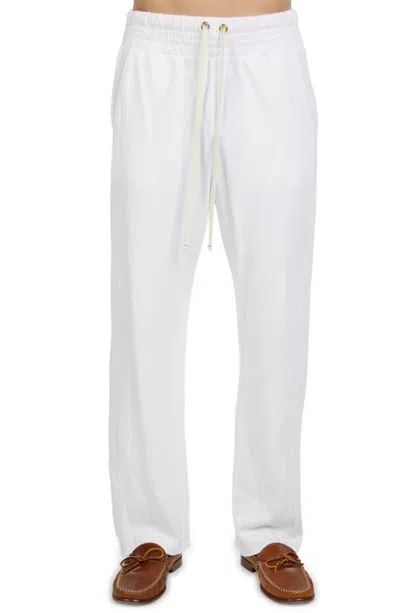 Les Tien Pique Yacht Pant In White