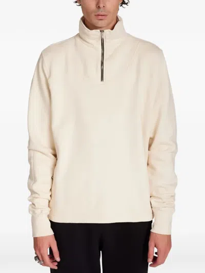 Les Tien Quarter-zip Sweater In Neutral