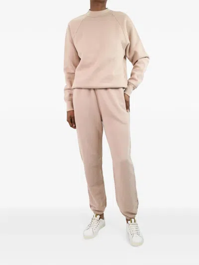 Pre-owned Les Tien Raglan-sleeve Elasticated-ankles Tracksuit In Neutral